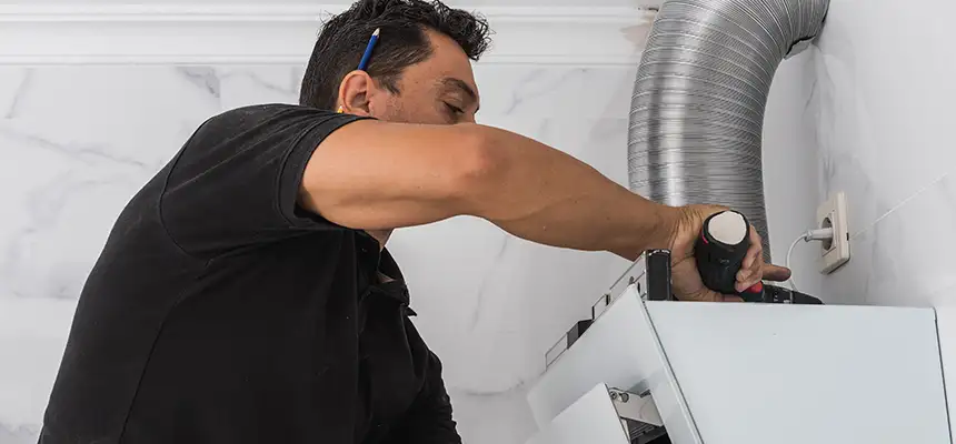 Precision In-wall Dryer Vent Cleaning & Rerouting Corrections in Chino, CA